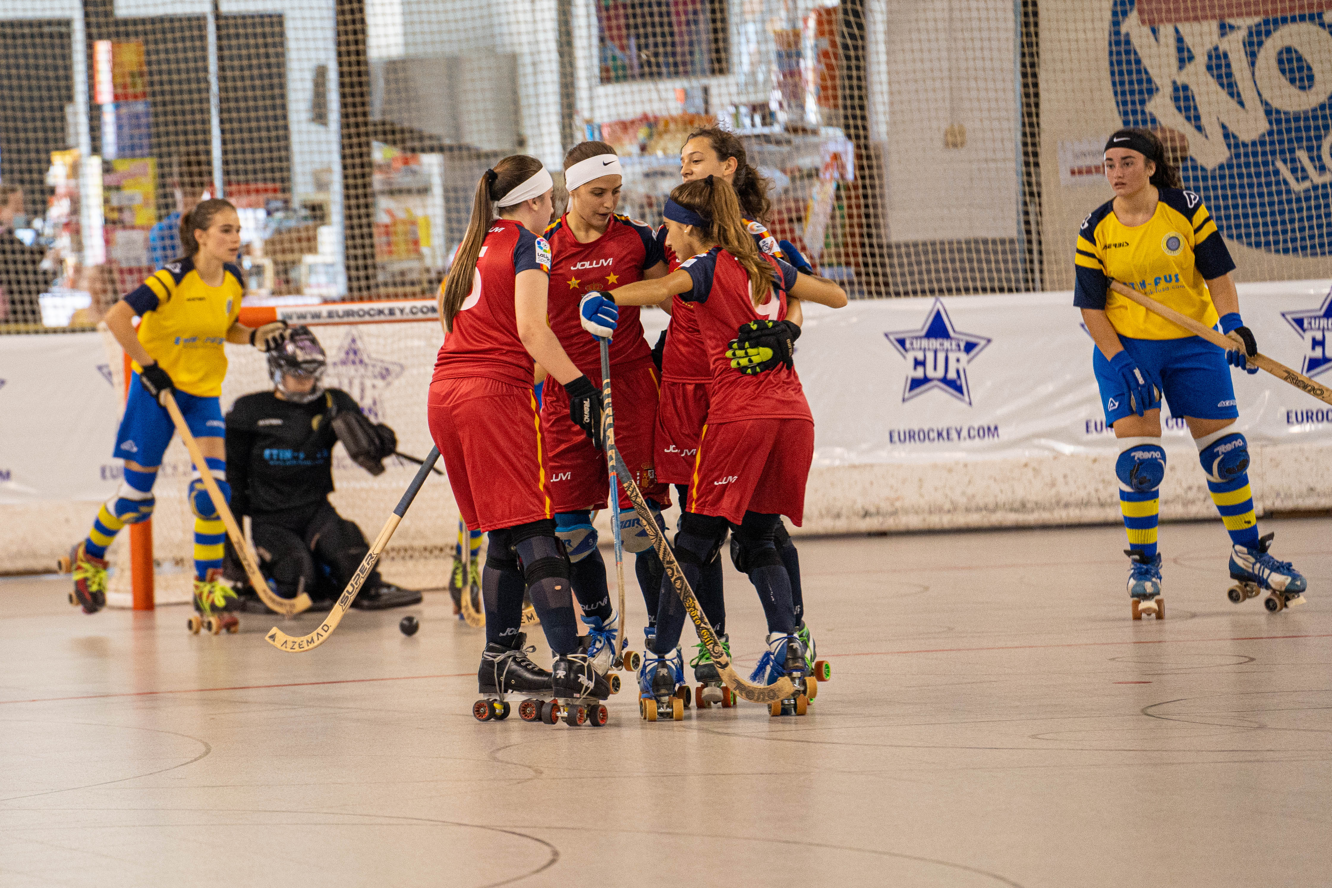 La selección española sub-17 femenina debuta victoria Hockey Patines