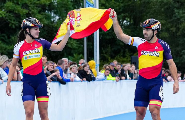 La seleccin espaola cierra las pruebas de pista del Europeo con 15 medallas