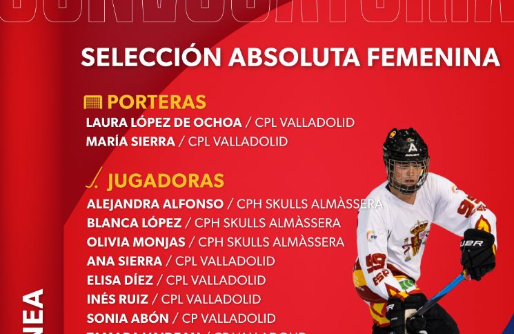 Oficializada la convocatoria oficial de la seleccin snior femenina para el Europeo