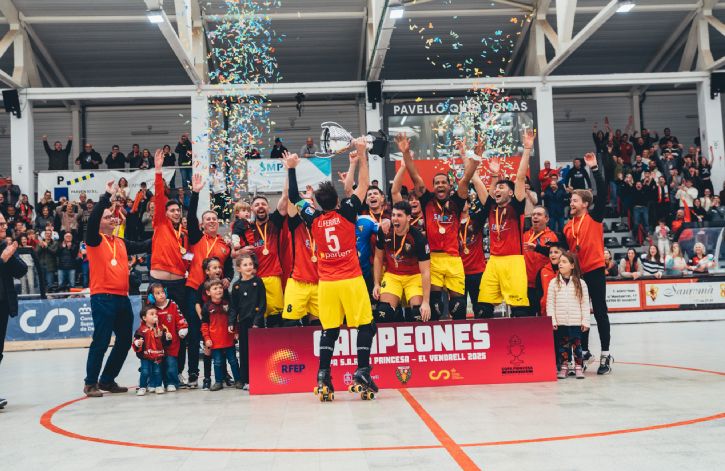 EL CE VENDRELL, CAMPEN DE LA COPA DE S.A.R. LA PRINCESA MASCULINA 2025