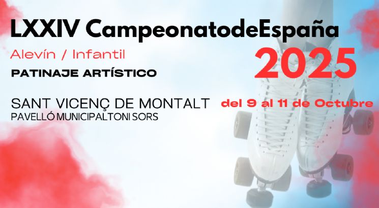 Todo listo en Sant Vicen de Montalt para el Campeonato de Espaa Libre Alevn e Infantil 2025