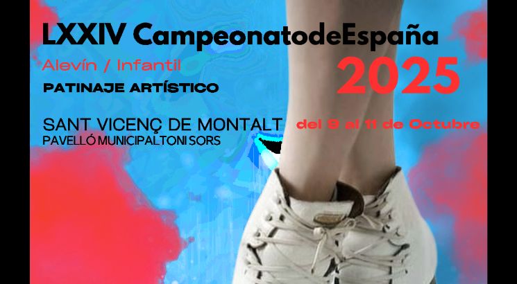 Todo listo en Sant Vicen de Montalt para el Campeonato de Espaa Libre Alevn e Infantil 2025