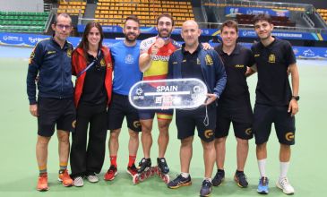Dos oros, una plata y dos bronces para la seleccin espaola de velocidad en el Mundial