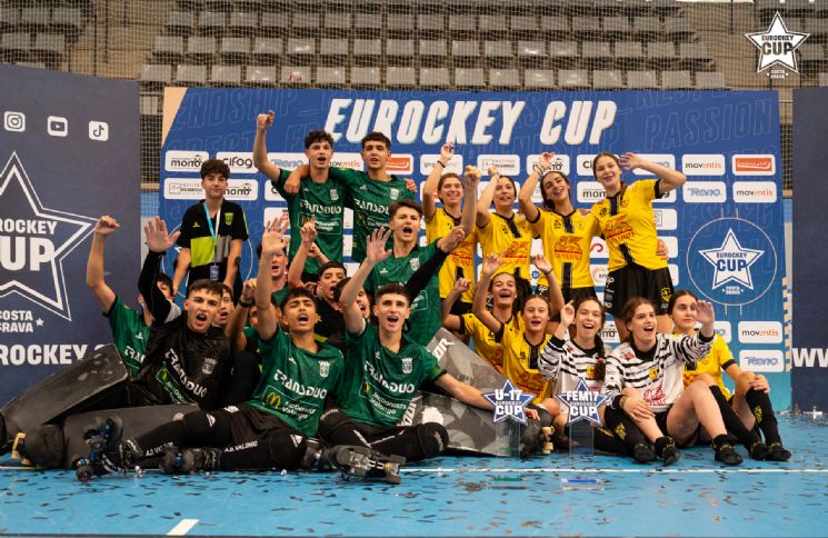 El Generali HC Palau y el AD Valongo se proclaman campeones de la Eurockeu Cup U/FEM17