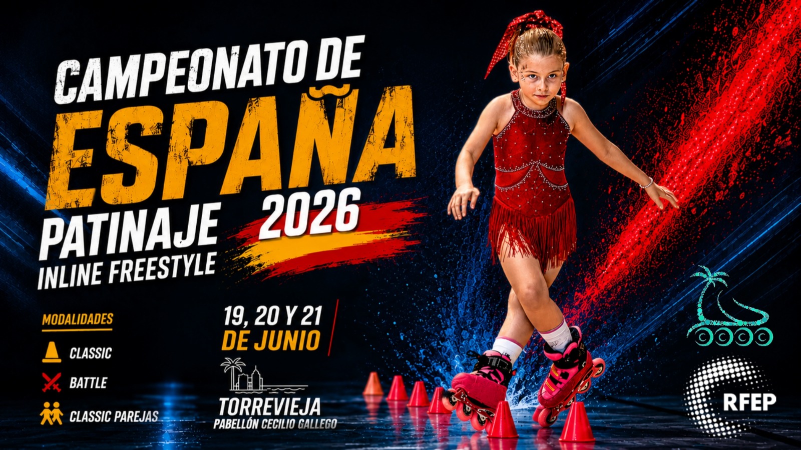 Torrevieja reúne a la élite del Inline Freestyle en el Campeonato de España 2026