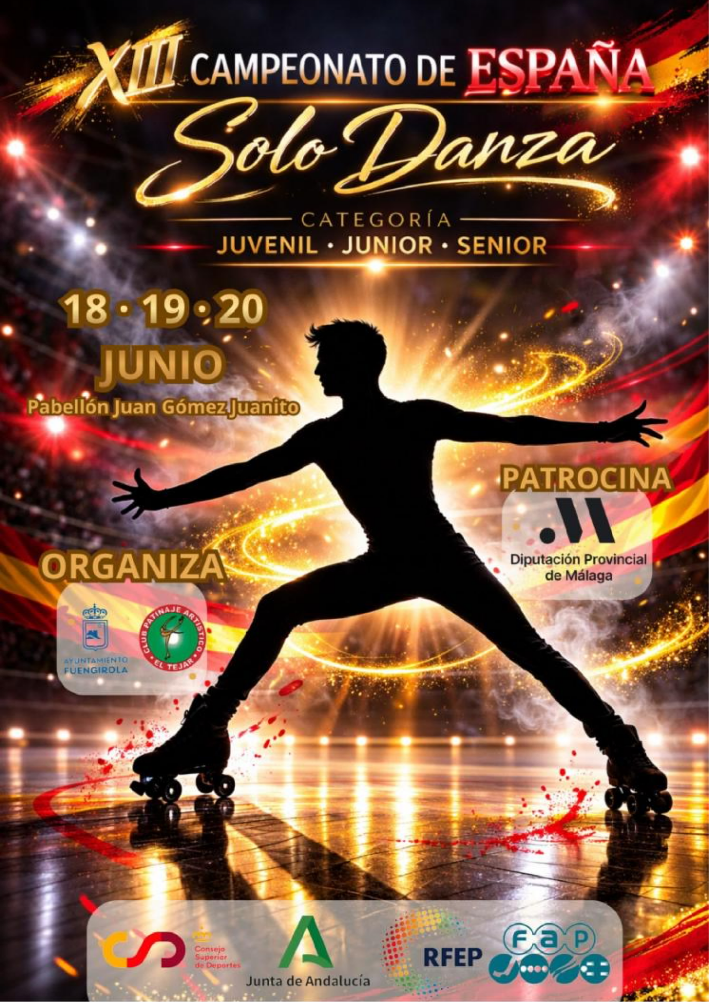 Fuengirola se convierte en la capital del patinaje artístico español del 18 al 20 de junio