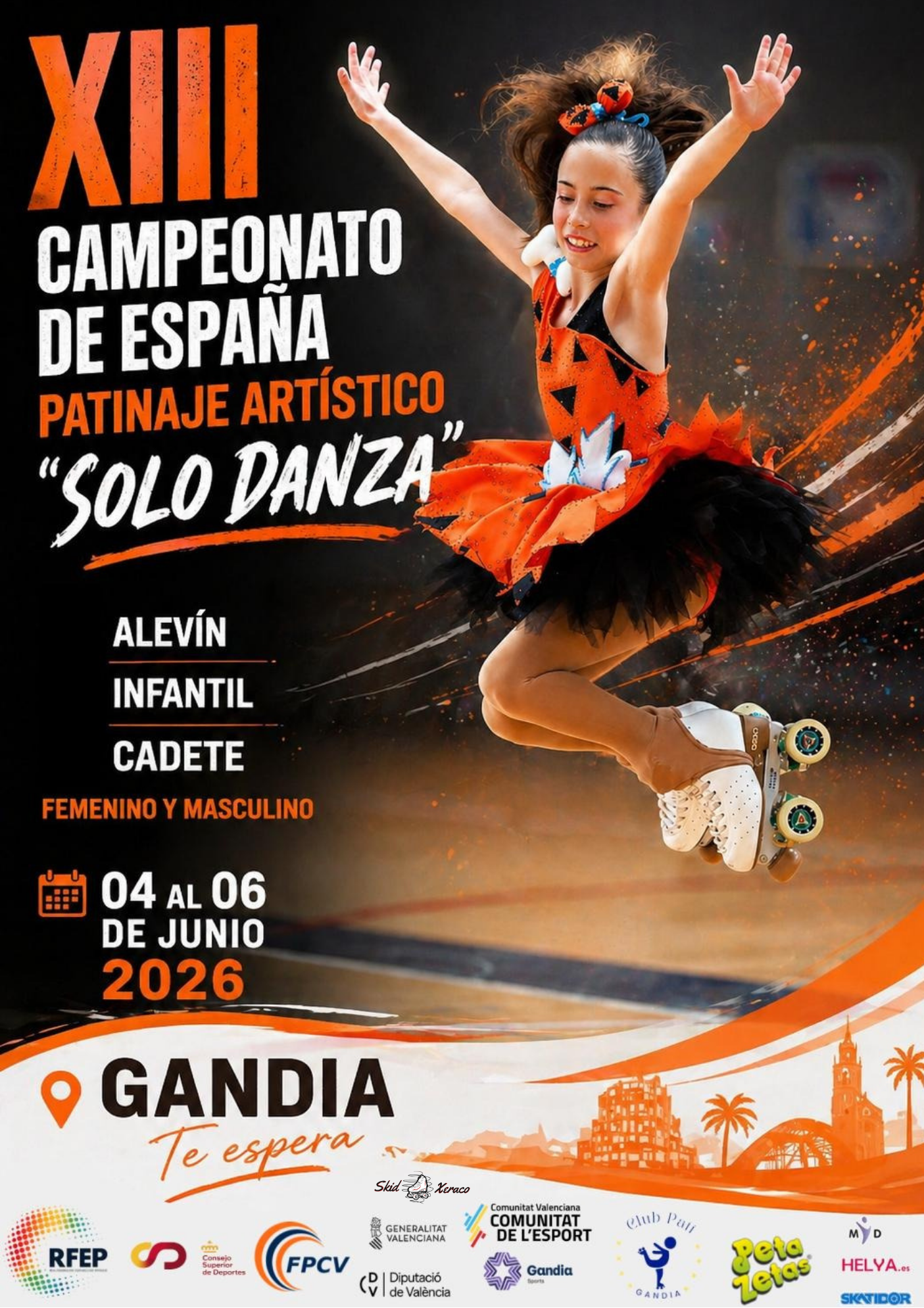 Gandía, preparada para acoger el Campeonato de España de Solo Danza Alevín, Infantil y Cadete 2026