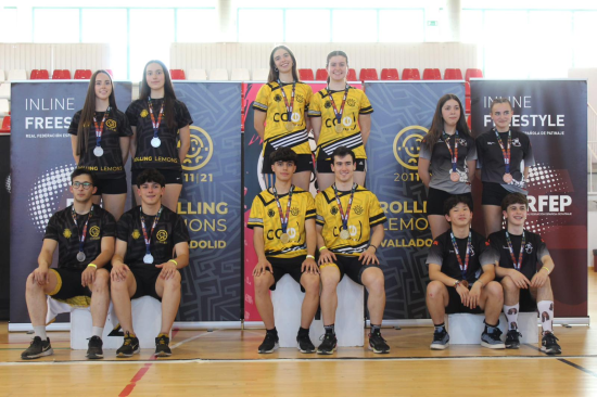 Rolling Lemons y Club Freestyle Madrid brillan en el Campeonato de España por Equipos de Inline Freestyle