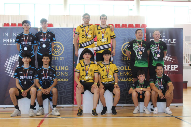 Rolling Lemons y Club Freestyle Madrid brillan en el Campeonato de España por Equipos de Inline Freestyle