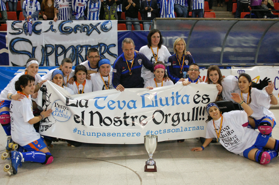 El CP Voltregà conquista su quinta Copa de la Reina de hockey sobre patines