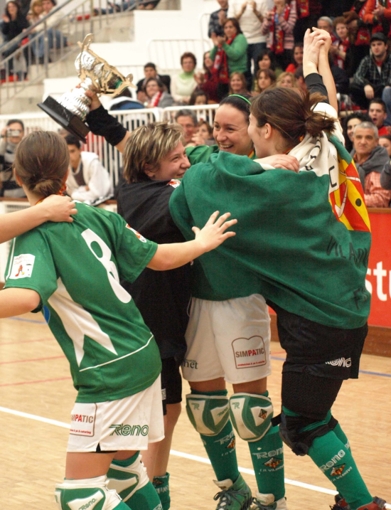 El Vilanova L'Ull Blau se proclama campeón de la Copa de la Reina